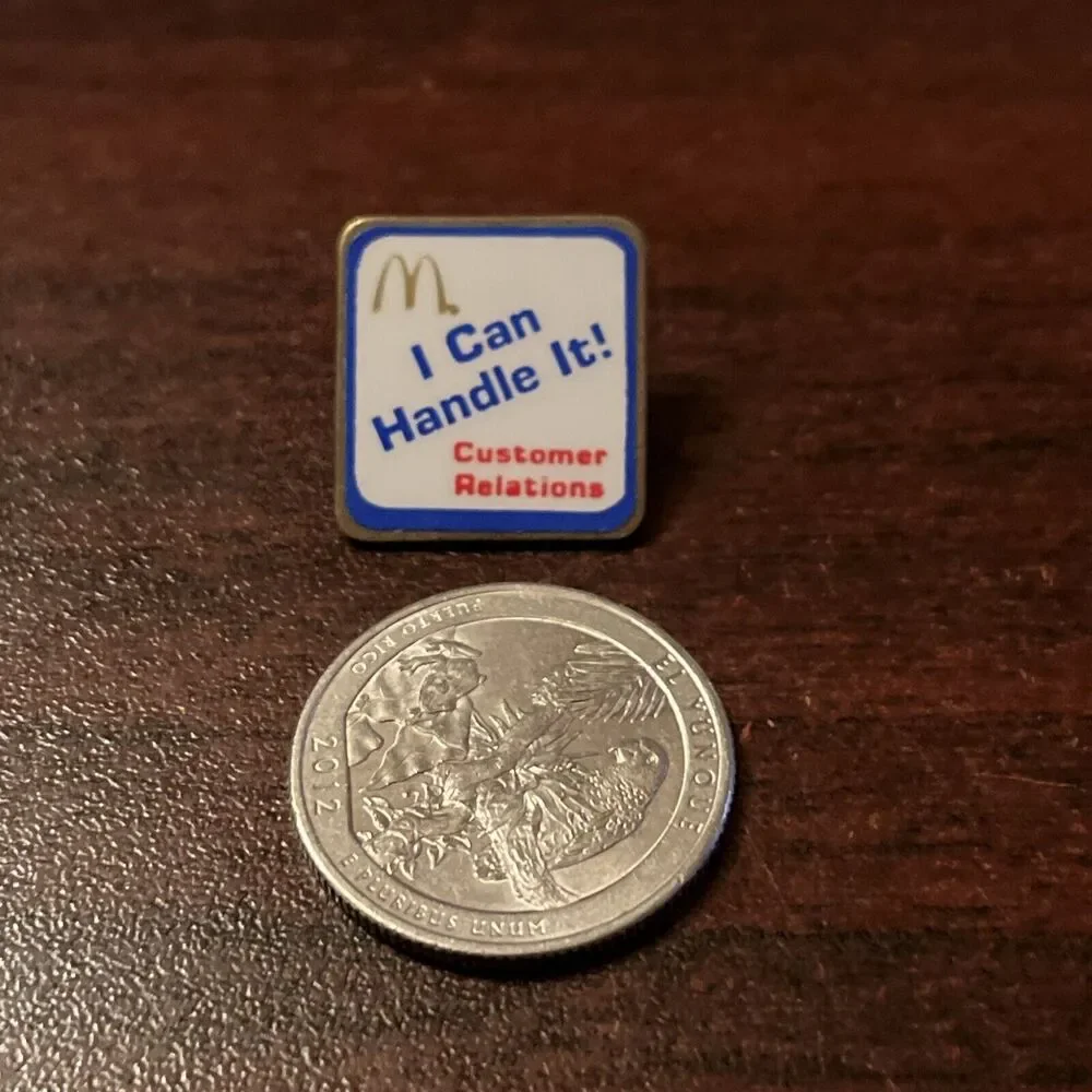 McDonald’s I Can Handle It Customer Relations Employee Lapel‎ Hat Pin